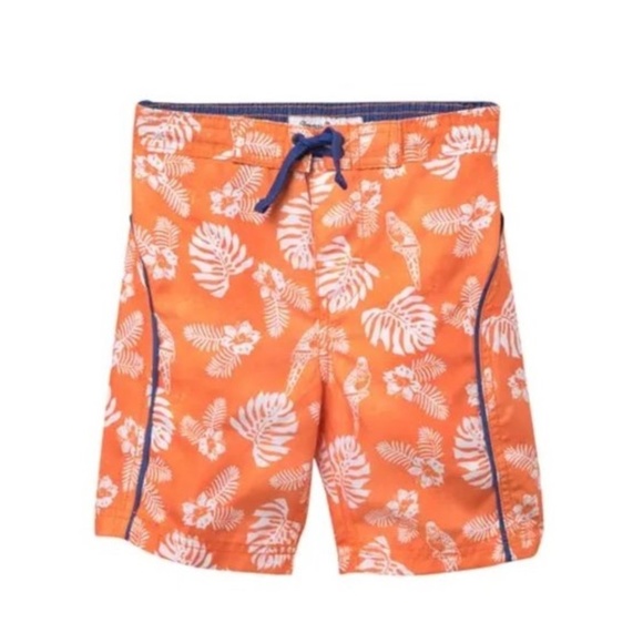 Tommy Bahama Tropical Print Swim Trunks - Picture 1 of 6